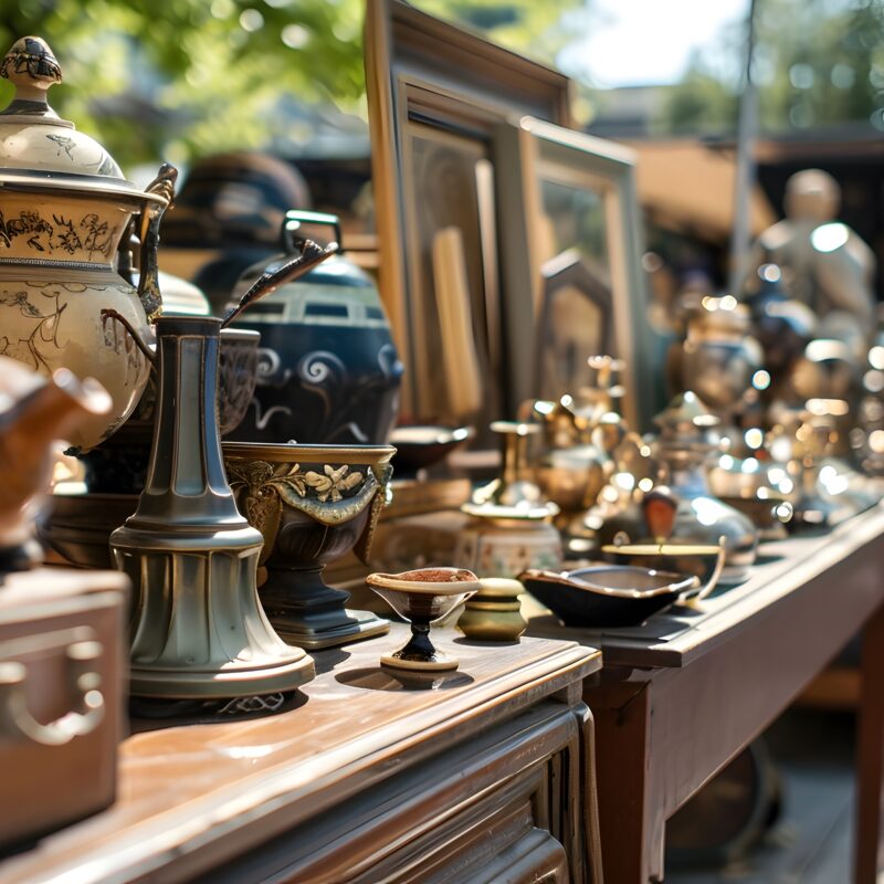 Items for sale at the closing of an estate